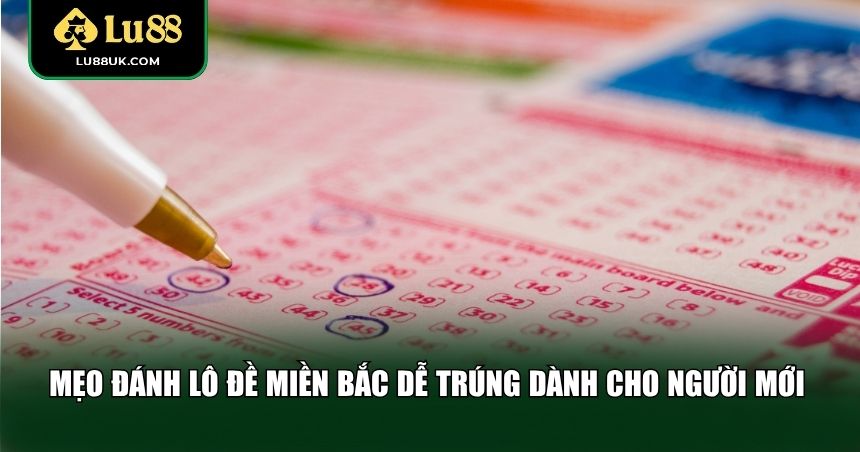 Mẹo đánh lô đề miền Bắc dễ trúng dành cho người mới bắt đầu