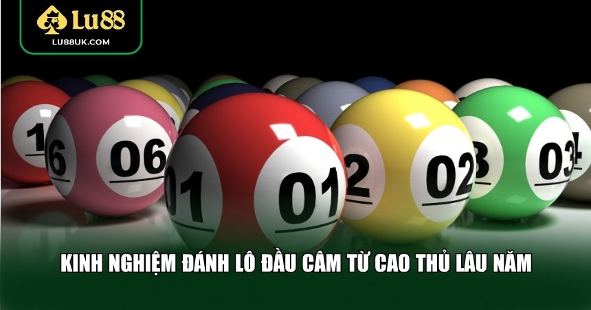 Kinh nghiệm đánh lô đầu câm từ cao thủ lâu năm